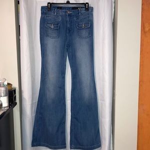 X2 High Waist, Wide Leg Jeans Size 4